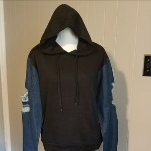 Distressed hoodie